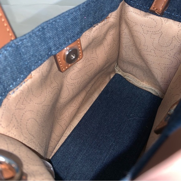 *NWT* True Religion Denim Mini Tote and Crossbody Strap - Picture 9 of 14